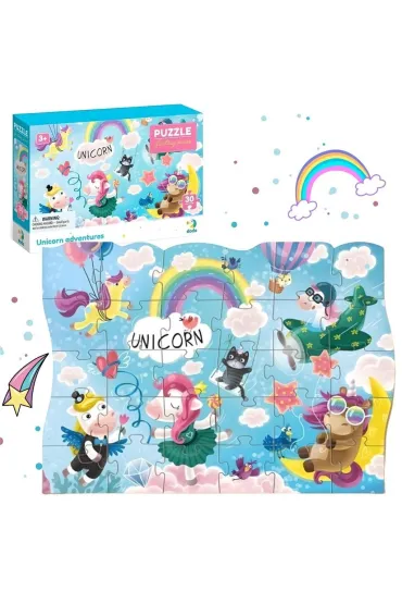 Puzzle 30 el. Unicorn adventures Dodo