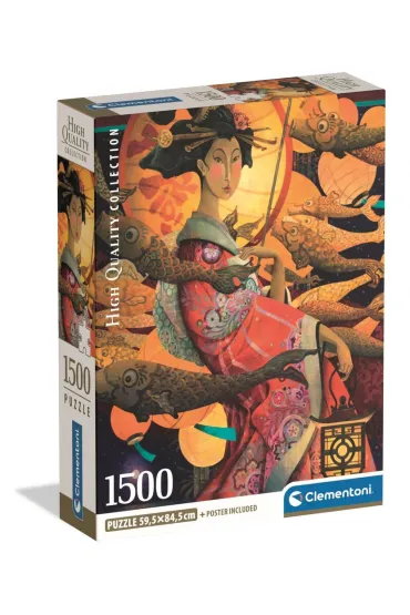 Puzzle 1500el Koinobori Dance CLEMENTONI 31756 CLM