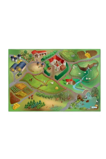 Achoka Mata filcowa 100x150 cm - Farma