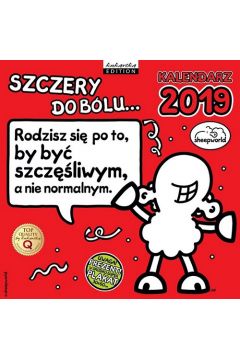Kalendarz Classic Q 2019 Sheep Szczery do blu