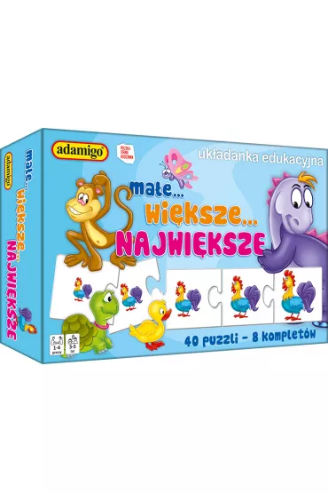 Puzzle Ma�e wi�ksze najwi�ksze Adamigo - Julia Pogprzelska