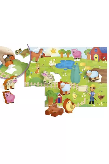 Carotina Baby. Puzzle Farma Lisciani