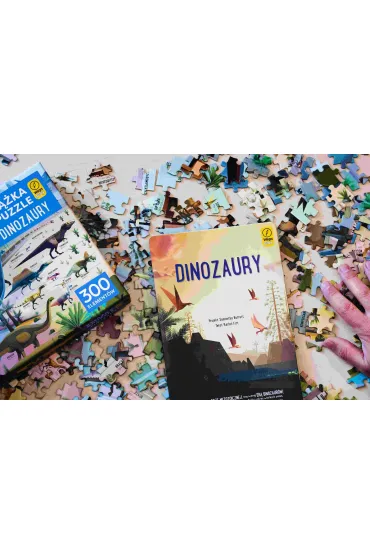 Ksi��ka i puzzle 300 el. Dinozaury Wilga Play - Rachel Firth
