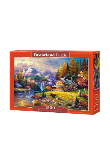 Puzzle 1500 el. G�rskie schronisko Castorland