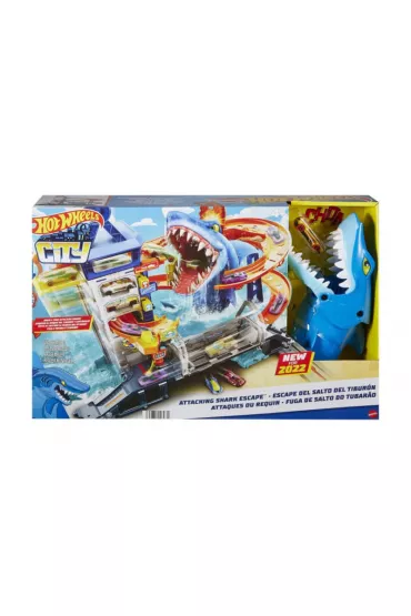 Hot Wheels City Miejski port. Zestaw Atak rekina Mattel