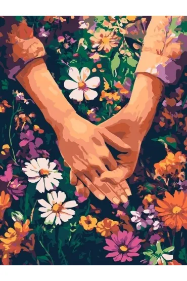 Ideyka Malowanie po numerach - Trzymaj mnie mocno 30x40cm