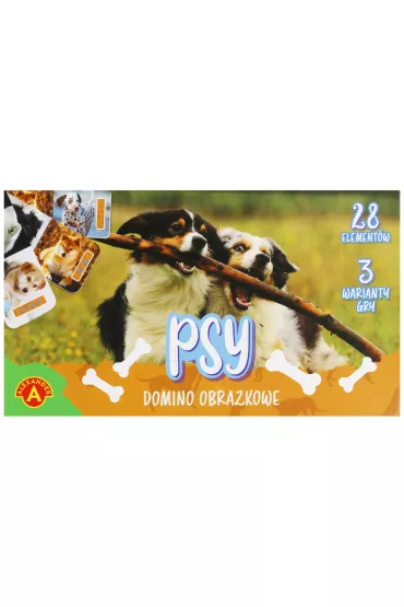 Domino obrazkowe. Psy Alexander