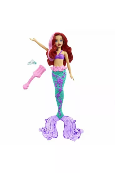 Disney Princess. Lalka Arielka zmiana koloru HLW00 Mattel