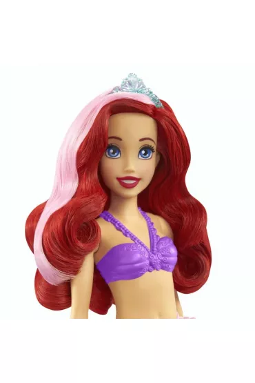 Disney Princess. Lalka Arielka zmiana koloru HLW00 Mattel