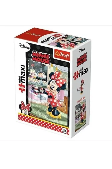 Puzzle 20 el. miniMAXI Ulubione zaj�cia Minnie 2 Trefl