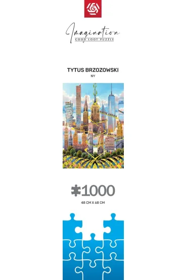 Puzzle 1000 el. Tytus Brzozowski Nowy Jork / New York Good Loot