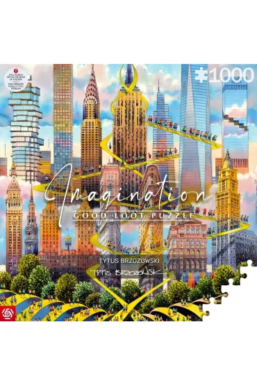 Puzzle 1000 el. Tytus Brzozowski Nowy Jork / New York Good Loot