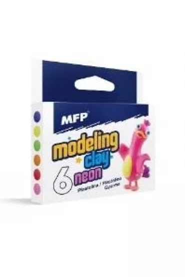 MFP Plastelina neonowa 6x100g