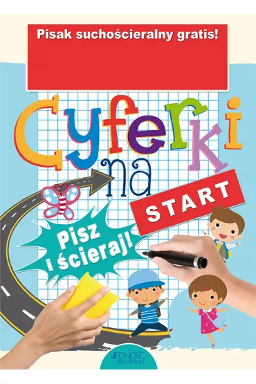 Cyferki na start. Ksi��ka z pisakiem sucho�cieralnym - Dorota Skwark