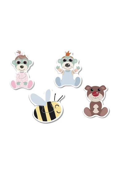 PUZZLE Baby Classic Przyjacielskie Bobaski 36139 Trefl