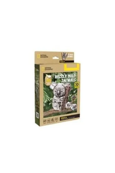 Puzzle 3D National Geographic Koala 60el Cubic Fun