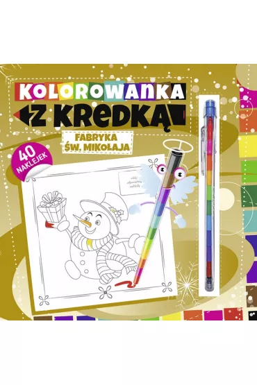 Kolorowanka z kredk� Fabryka �wi�tego Miko�aja