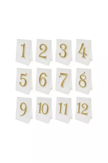 Godan Numery na sto�y Celebrate 12 szt.