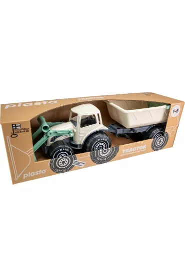 Traktor z �adowaczem i przyczepk� 57cm Tactic