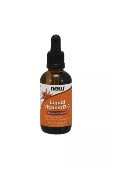 Now Foods Witamina D3 400 IU w MCT Suplement diety 60 ml