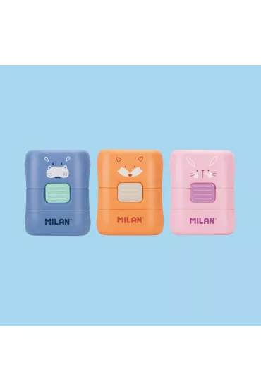 Milan Gumko-zmiotka Compact Funny Animals 16 szt.