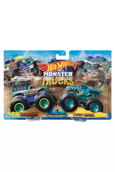 Hot Wheels. MT Pojazdy 1:64 2-pak Demolition Doubles Ast. FYJ64 Mattel
