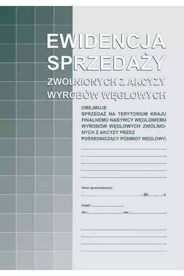 Michalczyk i Prokop Ewidencja sprzeda�y zawolnionych z akcyzy... 305-1