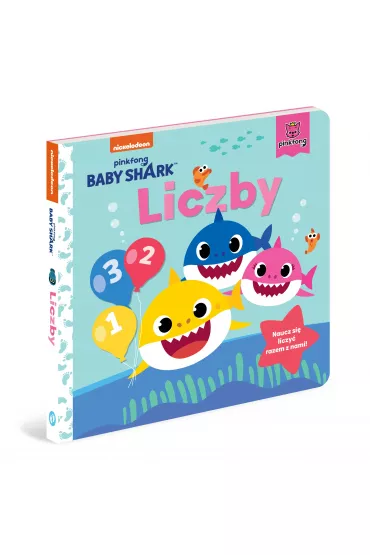 Liczby. Baby Shark. Kartonowa ksi��ka dla najm�odszych - Study Smart