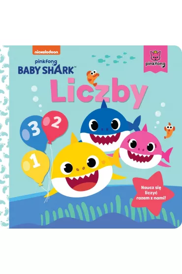Liczby. Baby Shark. Kartonowa ksi��ka dla najm�odszych - Study Smart