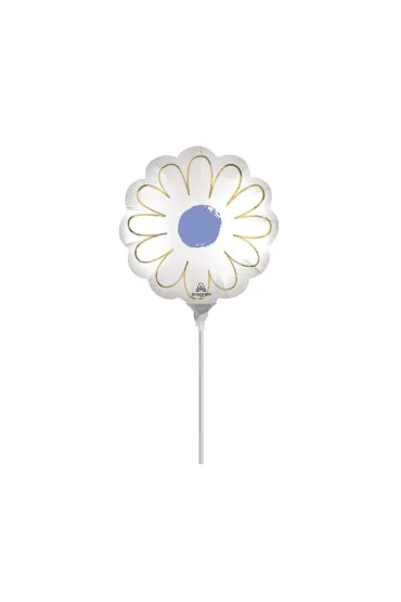 Balon foliowy Mini Shape purple daisy