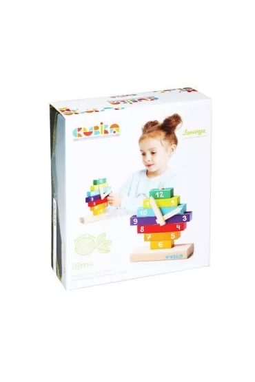 Drewniany zestaw konstrukcyjny Zegarek Cubika