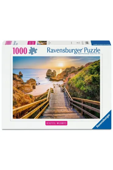 Puzzle 1000 Stairway to Camilo Beach, Algarve Ravensburger