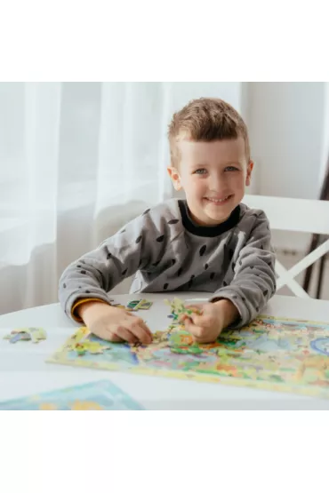 Puzzle obserwacyjne 80 el. W Zoo Dodo