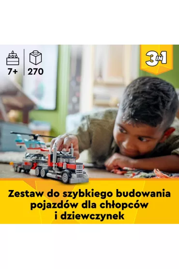LEGO Creator Ciarwka z platform i helikopterem 31146