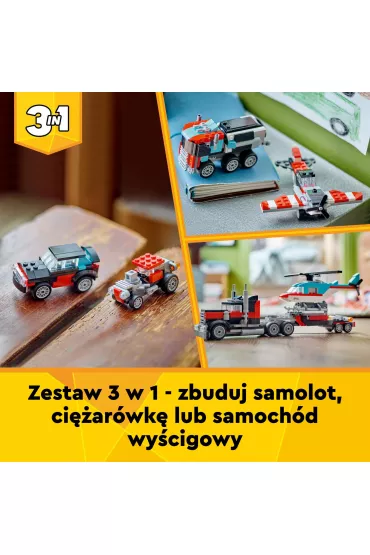 LEGO Creator Ciarwka z platform i helikopterem 31146