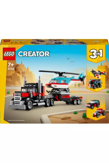 LEGO Creator Ciarwka z platform i helikopterem 31146