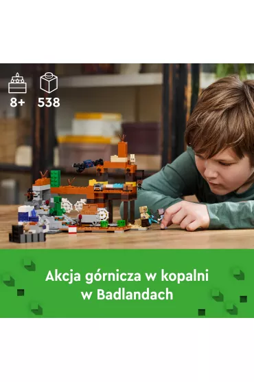 LEGO Minecraft Kopalnia w Badlandach 21263