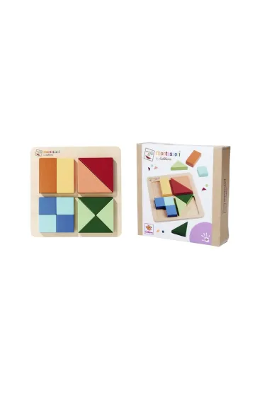 Puzzle o r�nych kszta�tach Montessori Eichhorn
