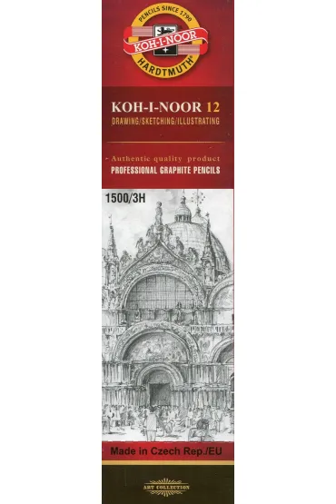 Koh-I-Noor O��wek grafitowy 1500/3H 12 szt.