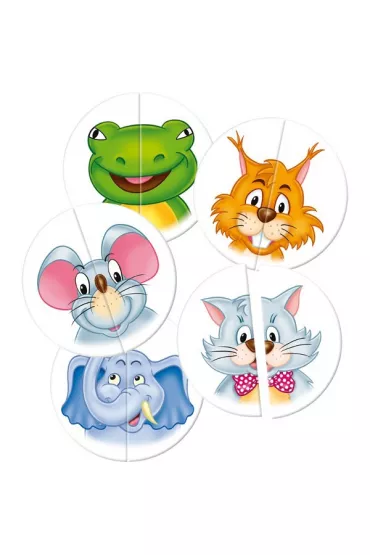Puzzle Uk�adanka edukacyjna Po��wki i g��wki Kukuryku