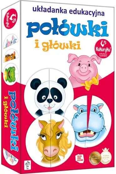Puzzle Uk�adanka edukacyjna Po��wki i g��wki Kukuryku