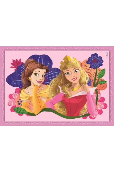 Puzzle 4w1 - SuperColor. Disney Princess (12+16+20+24 el.) Clementoni