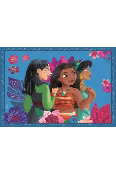 Puzzle 4w1 - SuperColor. Disney Princess (12+16+20+24 el.) Clementoni