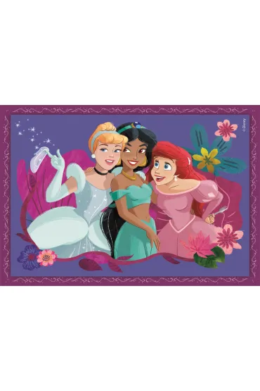 Puzzle 4w1 - SuperColor. Disney Princess (12+16+20+24 el.) Clementoni