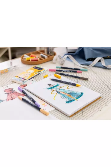 Faber-Castell Pisak dwustronny Goldfaber fashion 6 szt.