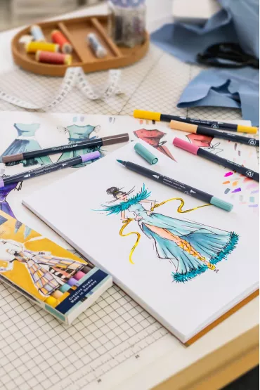 Faber-Castell Pisak dwustronny Goldfaber fashion 6 szt.