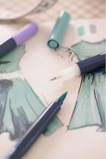 Faber-Castell Pisak dwustronny Goldfaber fashion 6 szt.