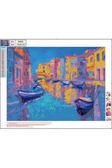 Centrum Diamentowa mozaika 5D - Venice 40x50cm