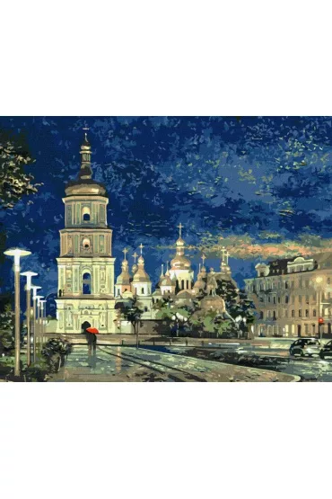 Ideyka Malowanie po numerach - Plac Sofijski 40x50cm
