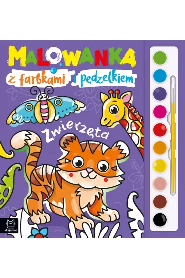 MALOWANKA Z FARBKAMI I P�DZELKIEM. ZWIERZ�TA - Anna Podg�rska